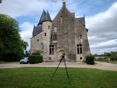 scan 3D batiment residentiel chateau